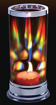 Romantic Prism Candle Holder Makes Beautiful Dancing Rainbows!