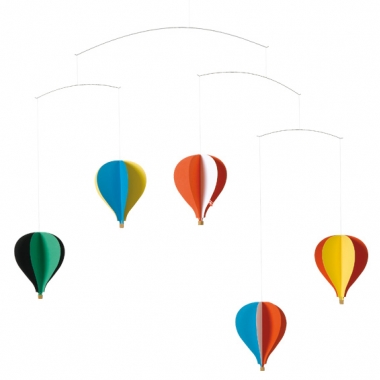 Flensted Mobile Five Hot Air Balloons.