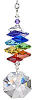 Crystal Cascade Rainbow with SunDancer Octagon Crystal