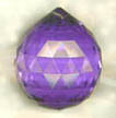 Crystal Ball in Blue Violet (Purple) Color