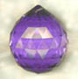 Crystal Ball in Blue Violet (Purple) Color