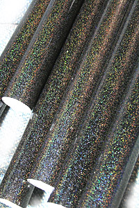 Corinthian Bells Windchimes have Sparkling Black Spectrum Iridescent Finish that Makes Colors in Sunlight! Look at the Sparkle on these Chime Sound Tubes!