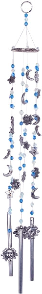 Carson Home Accents Round Waterfall Chime Celestial