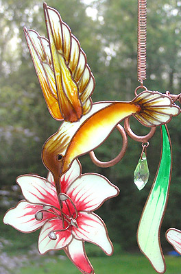 Carson Home Accents GlowWorks Beads Hummingbird Mobile and Chime. Completely Fantastic!