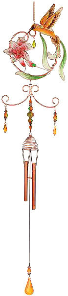 Carson Home Accents GlowWorks Beads Hummingbird Mobile and Chime. Completely Fantastic!