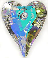 Wild Heart Swarovski Crystal - Crystal AB