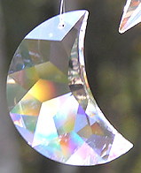 Swarovski Clear Crescent Moon Crystal