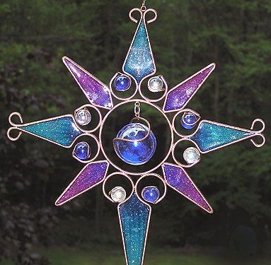 Wireworks Purple Starburst Chime. Gorgeous!