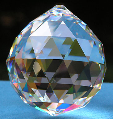 Luminous, Sparkly, Color-Making Huge Crystal Ball. Gorgeous!