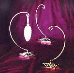Fabulous Heavy Star Base Ornament Hanger. Two sizes and colors.