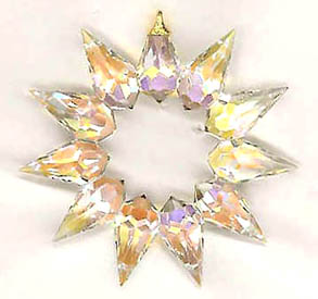 Gorgeous Preciosa Sparkling Star Circle 55AB
