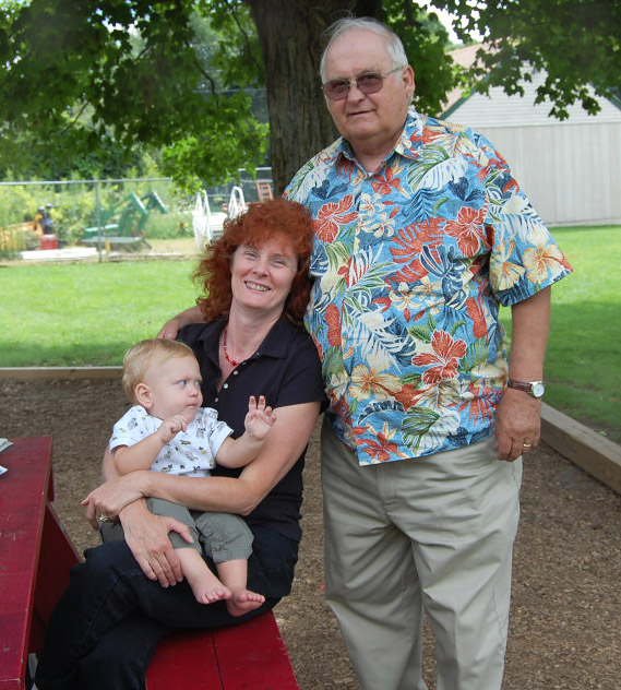 Louis and Karen and Great Grand Baby!