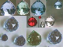 Crystal Ball Gem Colors ~ Beautiful colored crystal, and you still get Rainbows, too!