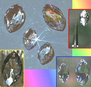 Gleam ing Swarovski Marquise Crystal