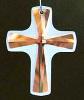 Frosted Cross ~ 38mm