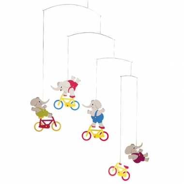 Cyclephants Mobile by Flensted of Denmark