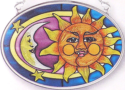 Amia Suncatcher Galaxy Small Oval