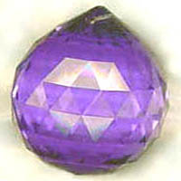 Crystal Ball 40mm Purple