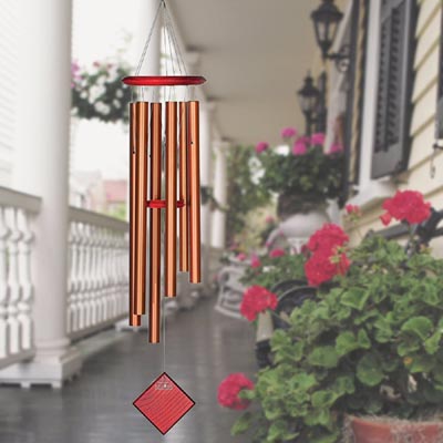 Encore Chimes of Earth Bronze Windchime 37 Inches by Woodstock Chimes