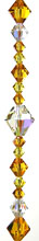 Enchantment Crystal Bead Hanger Golden Topaz - Swarovski Beads