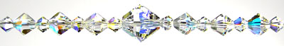 Simplicity Crystal Bead Hanger Crystal Clear AB - Swarovski Beads