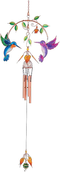 Carson Products Wireworks Double Hummingbird Mobile Chime. Totally Fantastic!