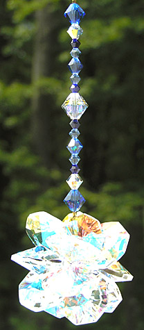 Spectacular Crystal Cluster with Beads