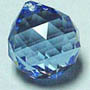 Crystal Ball Medium Sapphire Blue