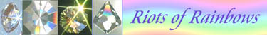 Sundrop Crystal Has Swarovski Austrian Crystal Prisms. Hanging Prisms Make Riots of Rainbows! Big Crystals for Big Rainbows