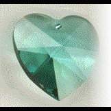 Swarovski Crystal Hearts - COLORS!