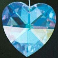 Beautiful Swarovski Crystal Prism Heart