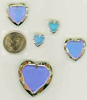 Beveled Heart Crystal Jewelry from Swarovski.