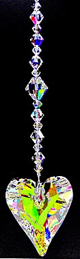 Artistic Rendition of Swarovski Wild Heart Crystal AB with Beads