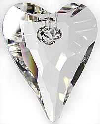 Wild Heart Clear Swarovski Crystal