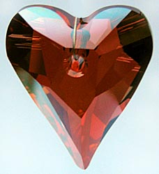Wild Heart Red Magma Swarovski Crystal