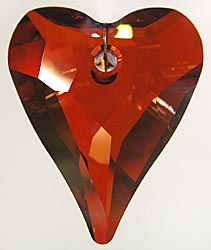 Wild Heart Red Magma Swarovski Crystal