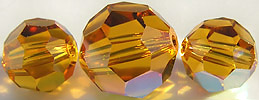 Swarovski Warm Golden Topaz Beads