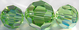 Swarovski Peridot Light Green Beads