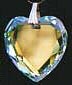 ~ Beveled Heart Pendant or Earrings ~