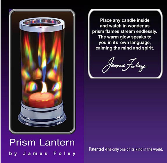 Romantic Prism Lantern Candle Holder Makes Dancing Rainbows!