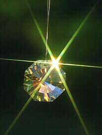 Brilliantly Flashing AB Crystal in 
Sunlight- Wow!